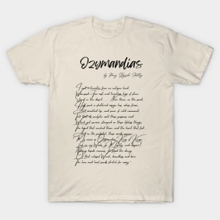 "Ozymandias" by Percy Bysshe Shelley T-Shirt